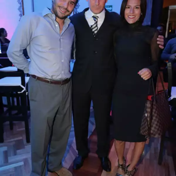 Víctor Herrera, Carlo Scapigliati y Gloria Mares
