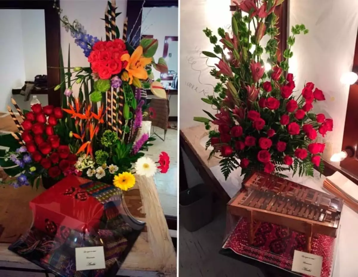 Anahí sorprendió a sus amigos con detalles y artesanías de Chiapas.