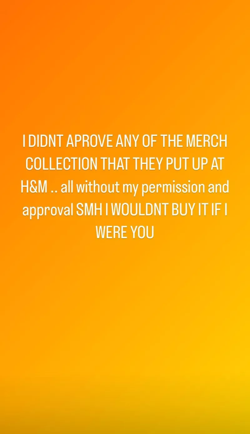 justin bieber merch h&M