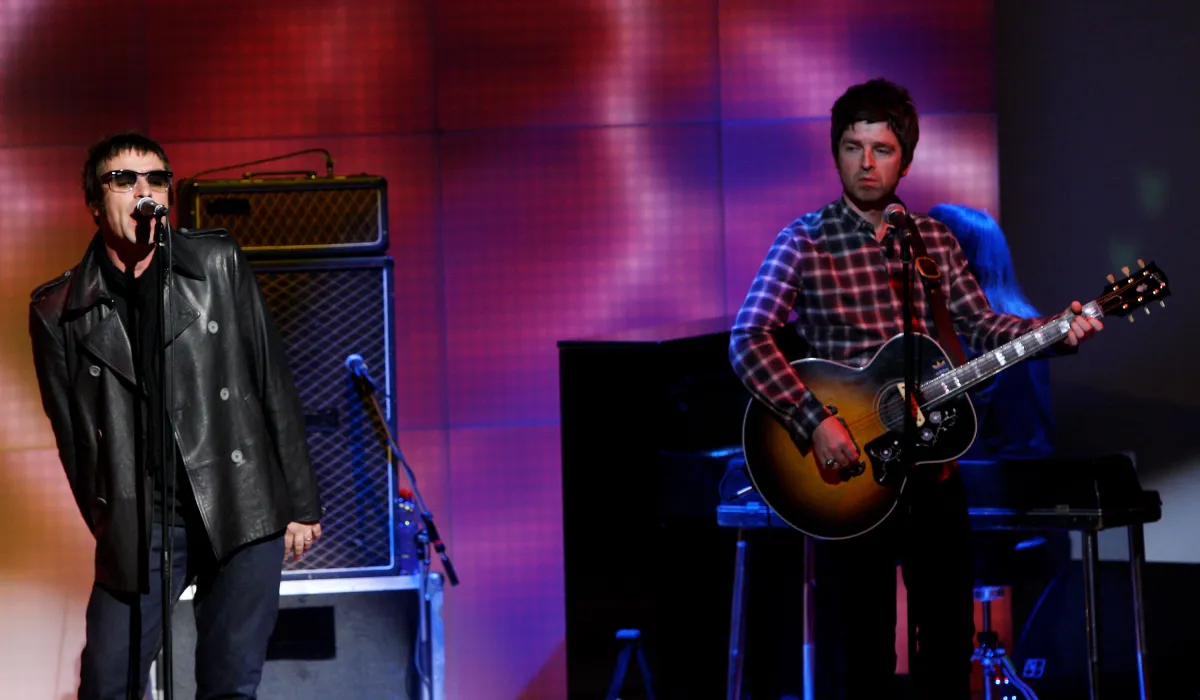 Oasis Attends "Che Tempo Che Fa" Italian TV Show