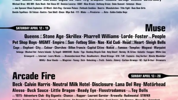Esta semana se dio a conocer el line up del festival que año con año se realiza en Indio, California, así que ve preparando tu viaje para vivir uno de los festivales de música más esperados.