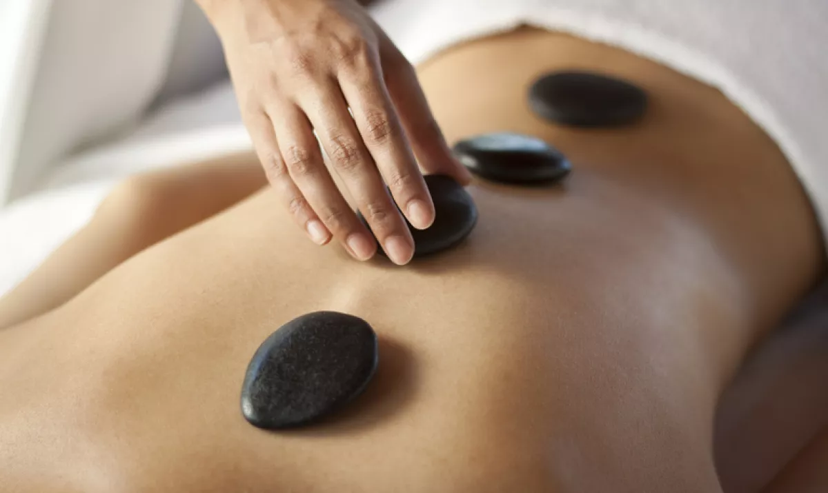 Hot stone massage therapy