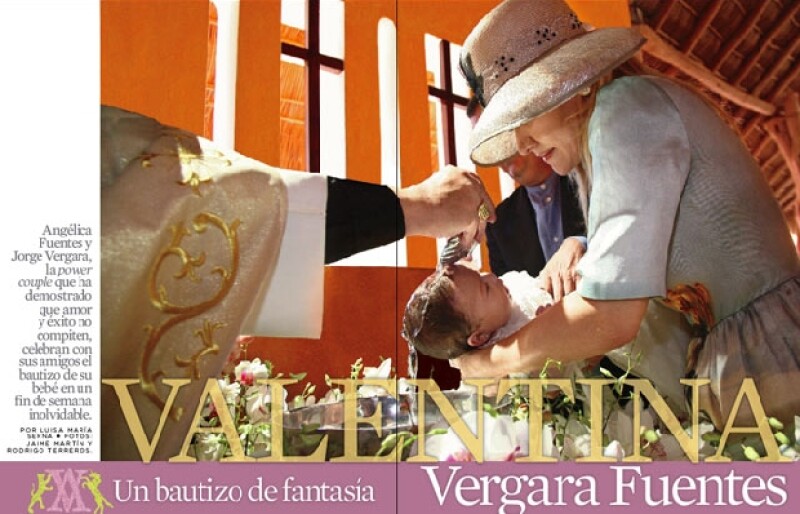 La nueva edición de la revista Quién trae en portada el bautizo de ensueño de Valentina, hija de Jorge Vergara y Angélica Fuentes,la crónica de este evento de tres días los dejará con la boca abierta.