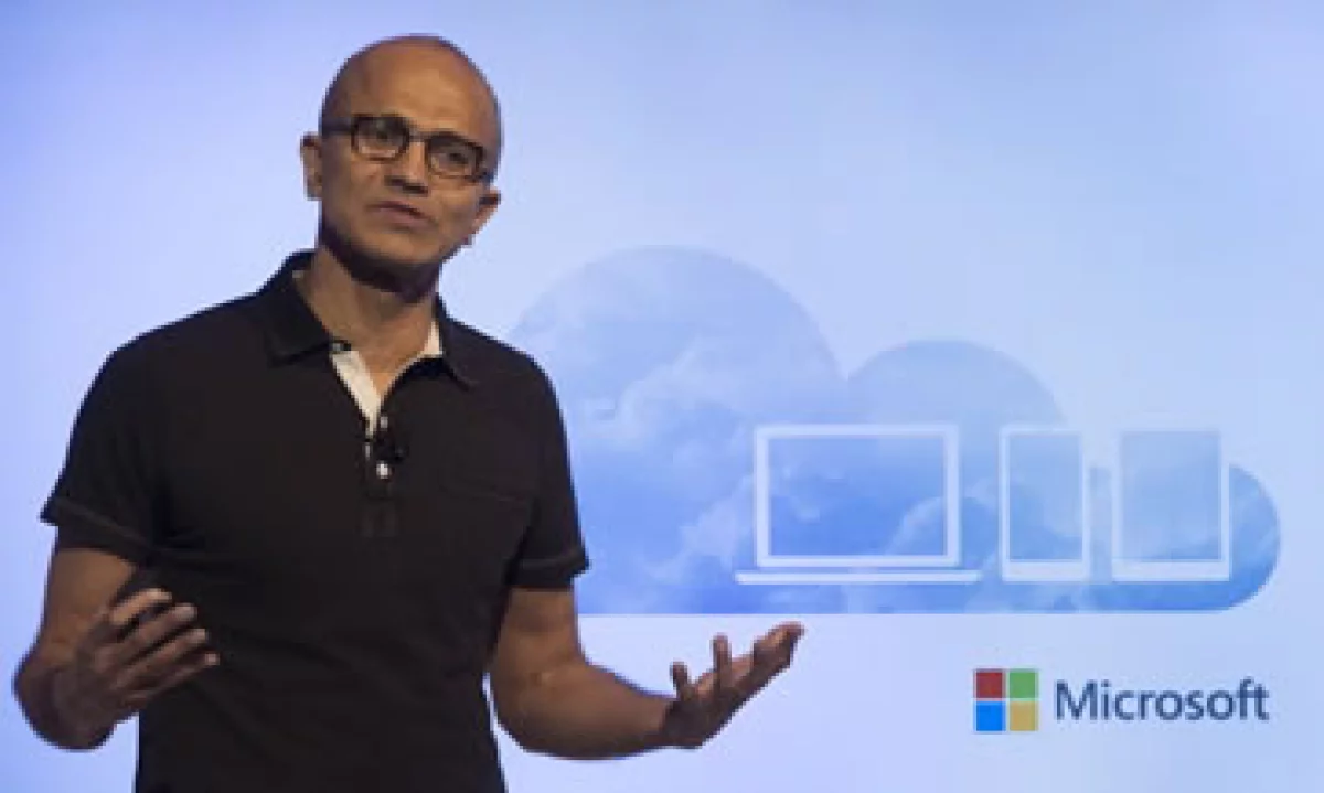 Satya Nadella apostaría por los grandes datos, los sistemas en la nube o multiplataformas. (Foto: Getty Images)