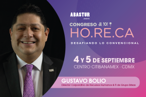 Gustavo Bolio participará como conferencista en el congreso HO.RE.CA., presentado por ABASTUR.