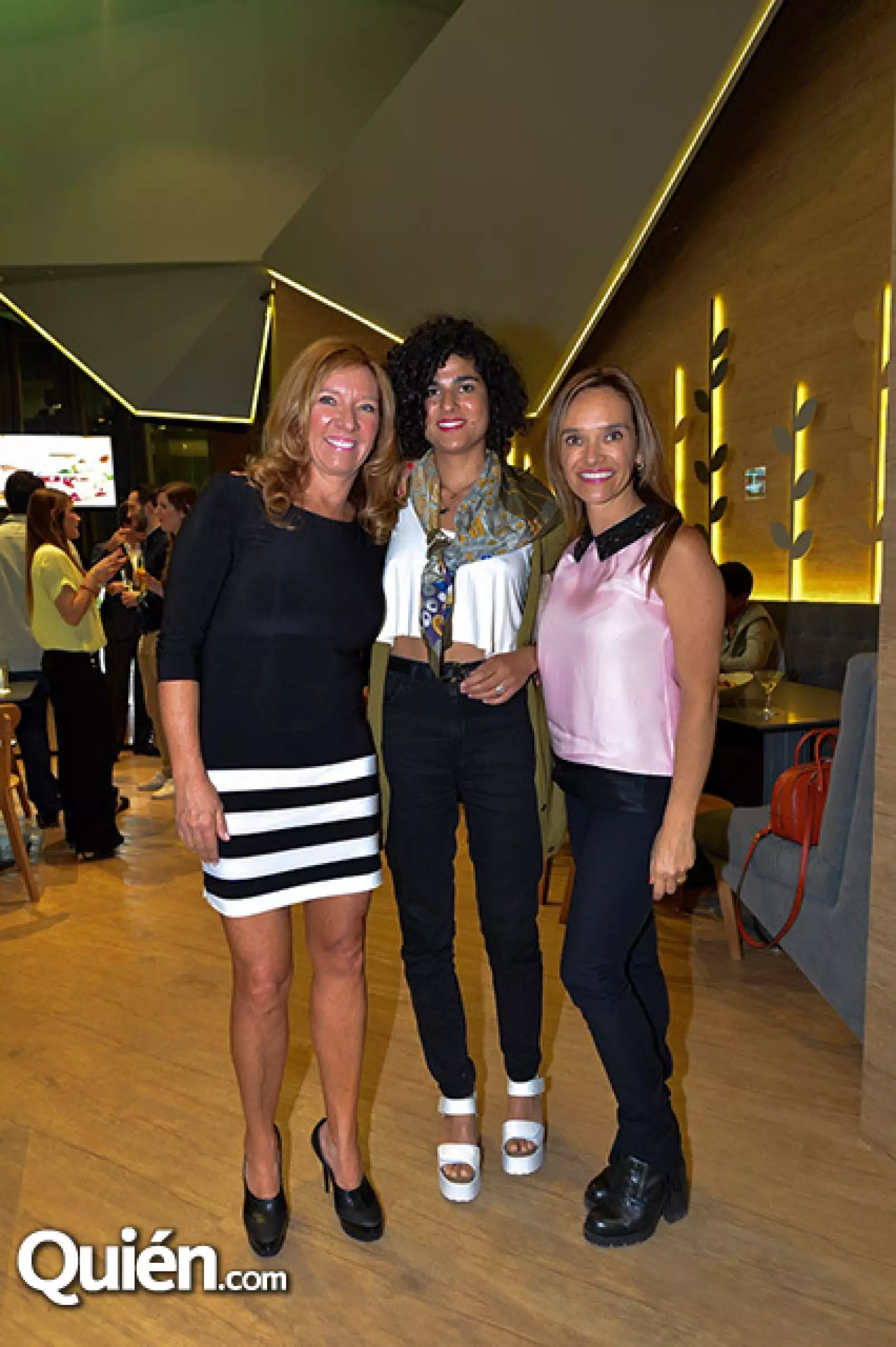 Patricia Flores, Micaela Miguel y Sandra Fernández