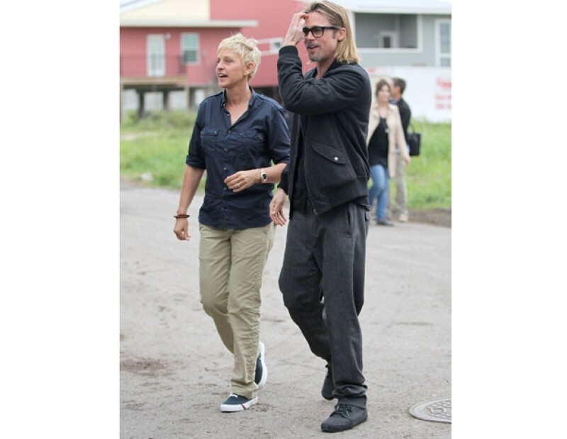 Pitt y DeGeneres se han caracterizado por ayudar.