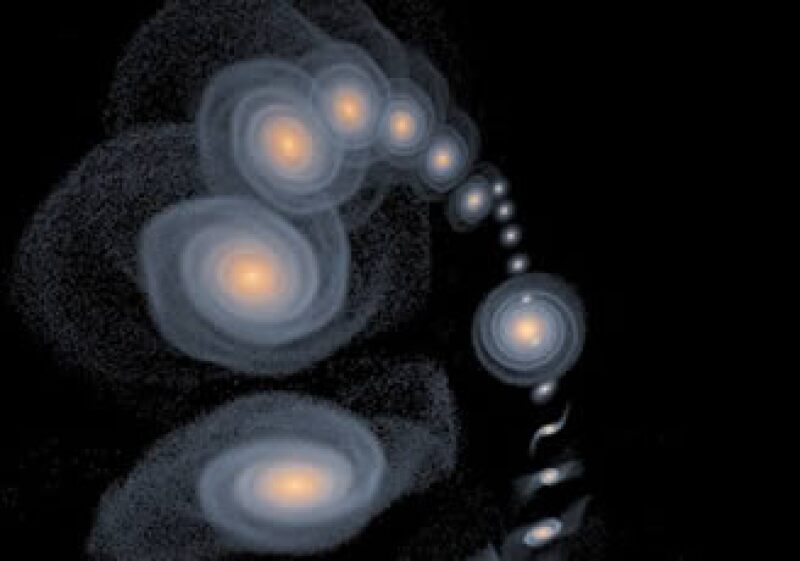 La futura víctima de Andrómeda es una galaxia enana que la circunda llamada Triangulum. (Foto: AP)
