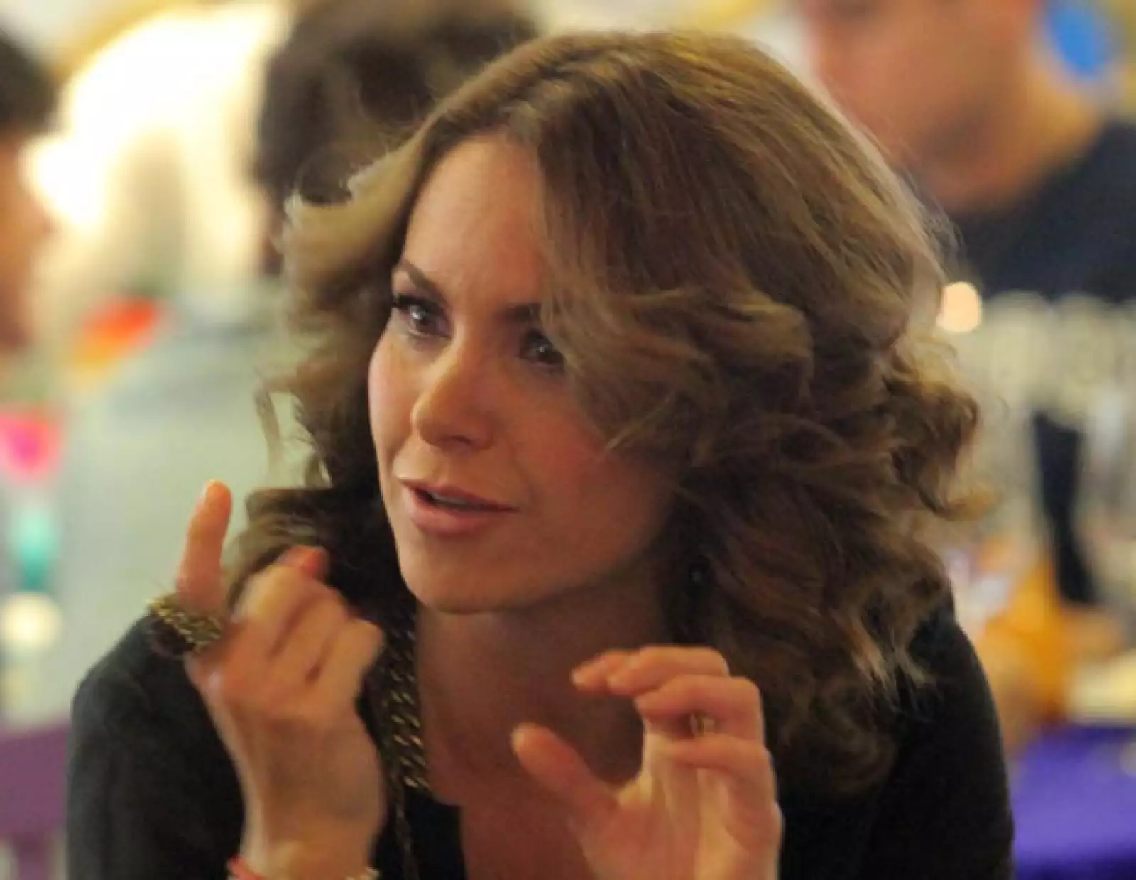 Los consejos de esta gran cantante no podían faltar durante la reunión.