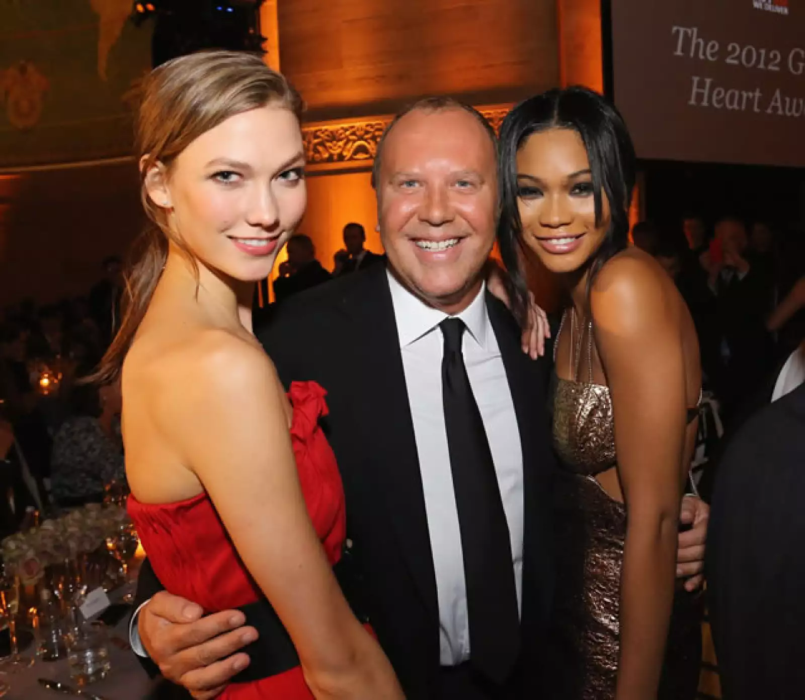 Karlie Koss, Michael Kors y Chanel Iman.