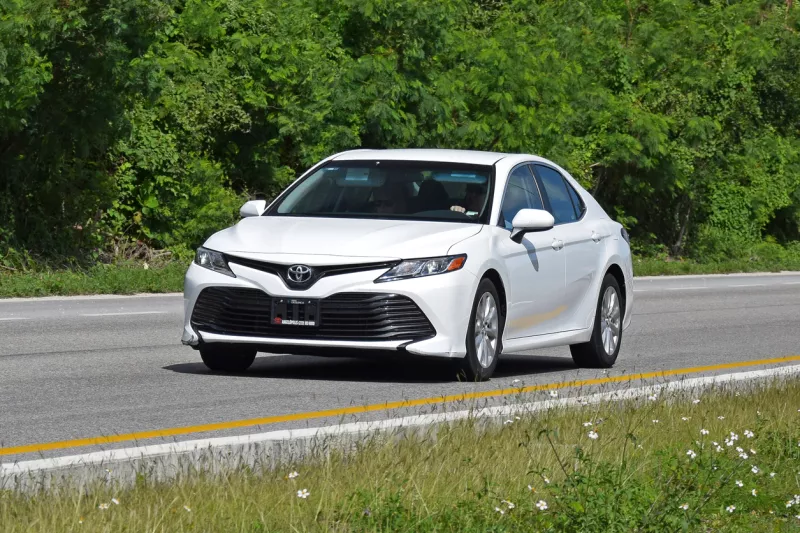 Toyota Camry in motion