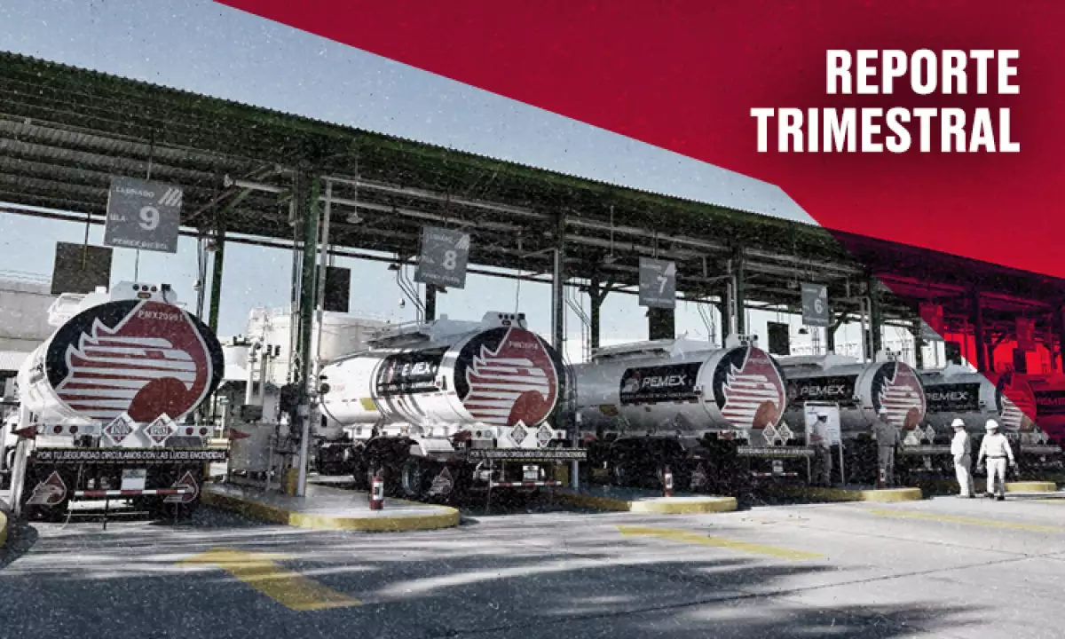 Pérdidas de Pemex disminuyen a 61,242 mdp en tercer trimestre