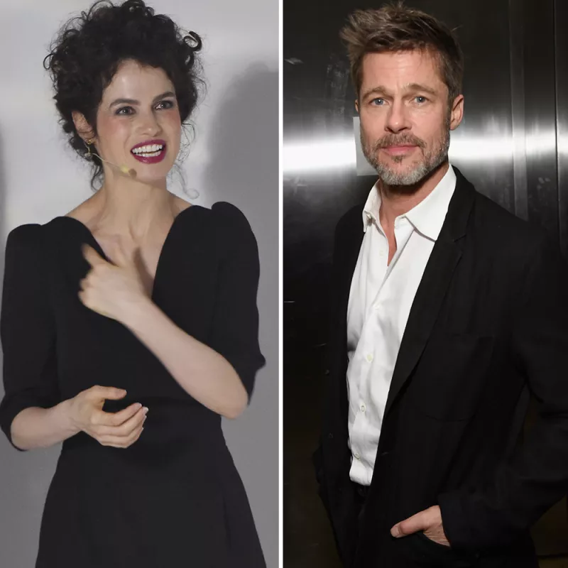 Neri Oxman y Brad Pitt