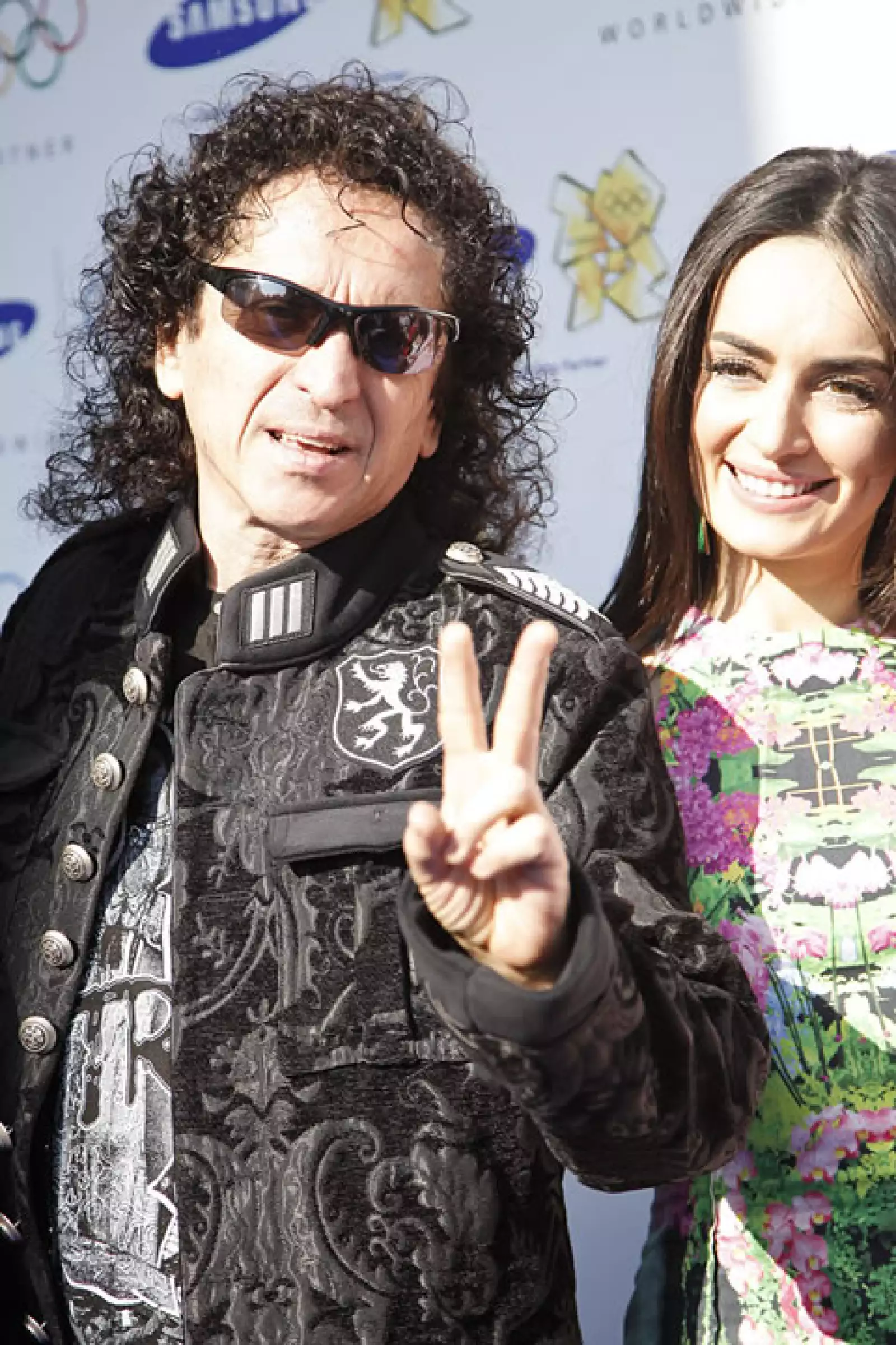 Alex Lora y Ana de la Reguera.