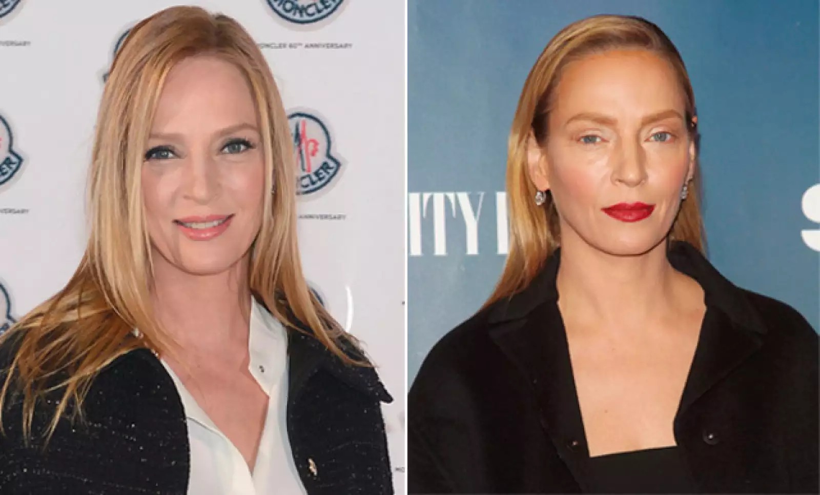 Uma Thurman sorprendió hace unos días en una aparición e incluso se pensó que se había hecho cirugía plástica.