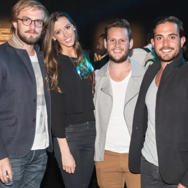 Arturo Pérez, Claudia Muriel, Eduardo Igartua y Farid Salim