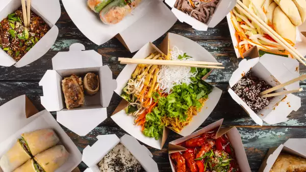 Chinese take away boxes