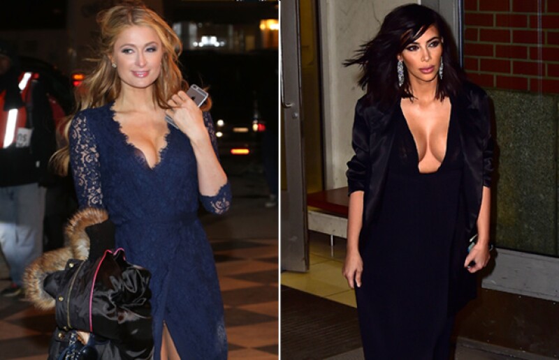 Durante el fin de semana ambas famosas fueron captadas en Nueva York portando oufits que mostraron lo mejor de sus atributos frontales. ¿Quién lo lució mejor?