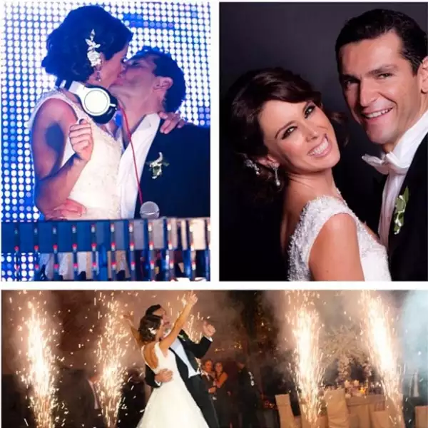 La conductora compartió algunos de los momentos inolvidables de su boda.