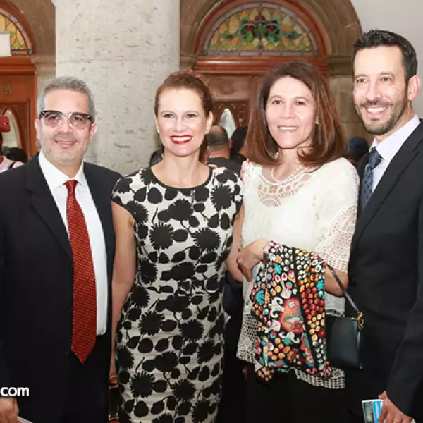 José Luis Fernández,Ana Tomko,Mónica Chiu y Francisco Ladrón de Guevara