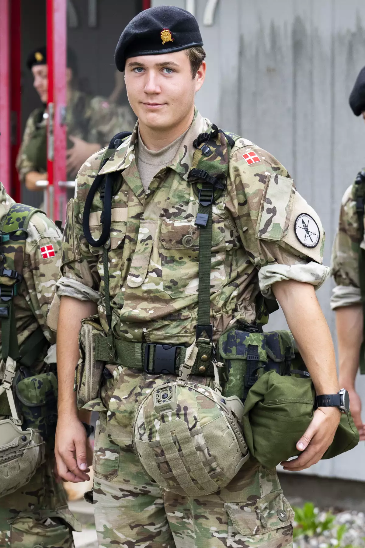 Crown Prince Christian Attends Muster Before Shooting Exercise