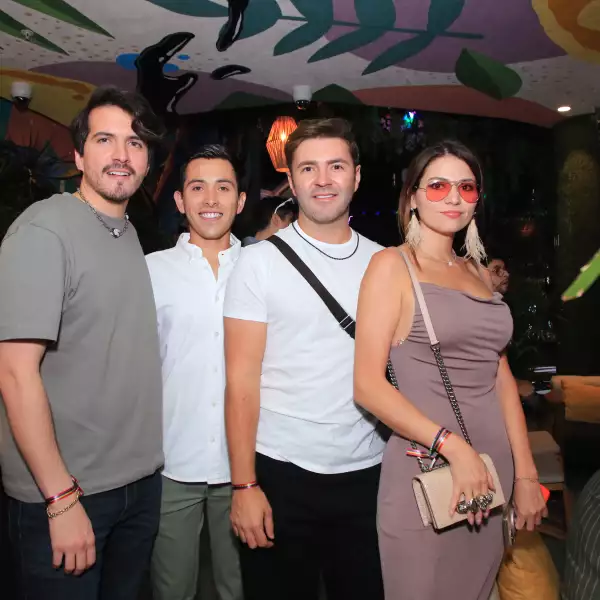 Javier Amaya, Carlos Sánchez, Arturo Garza e Italia Ugalde 