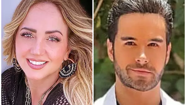 Andrea Legarreta y Eleazar Gómez