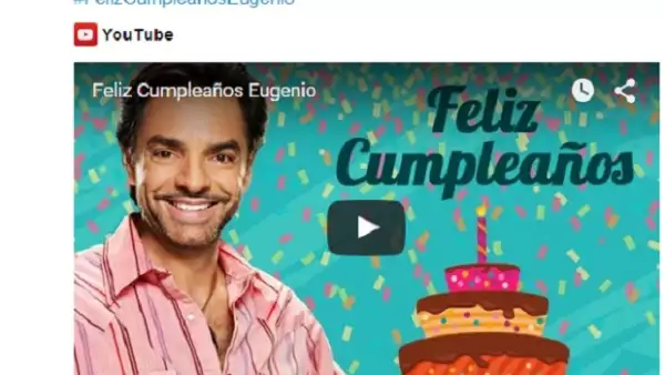 En un video compartido en las redes sociales aparecen Aislinn, Alessandra Rosaldo, Vadhir y José Eduardo Derbez, así como los amigos famosos del actor y sus fans felicitándolo en su día.