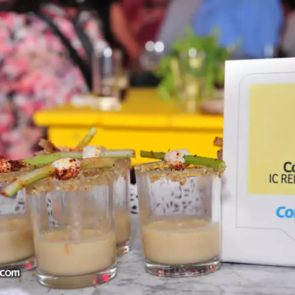 Cocteles inspirados en el color de una de las gamas Comex