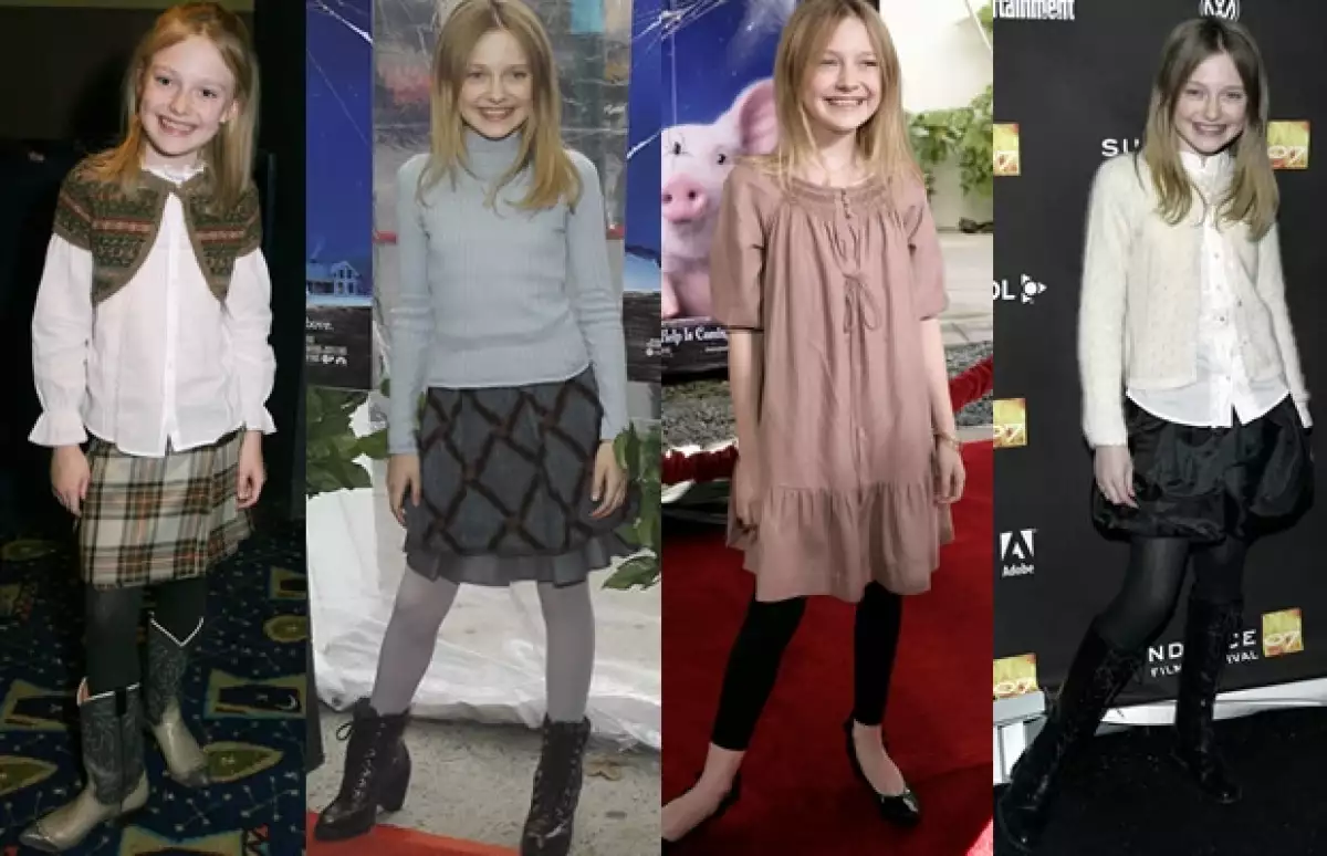 Rara vez la vemos sin vestido.