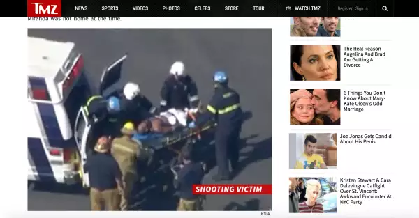 Los heridos fueron transportados en ambulancia.