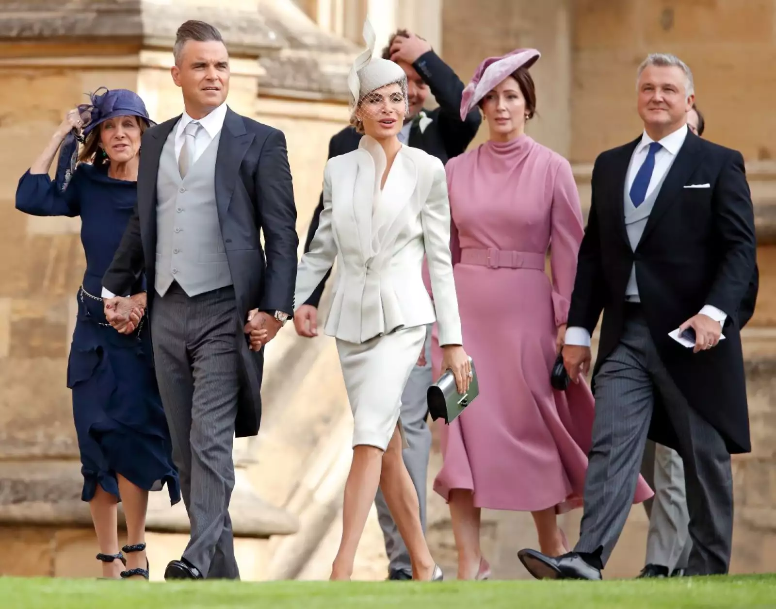 Gwen Field, Robbie Williams, Ayda Field, Zoe de Givenchy and Olivier de Givenchy.jpg