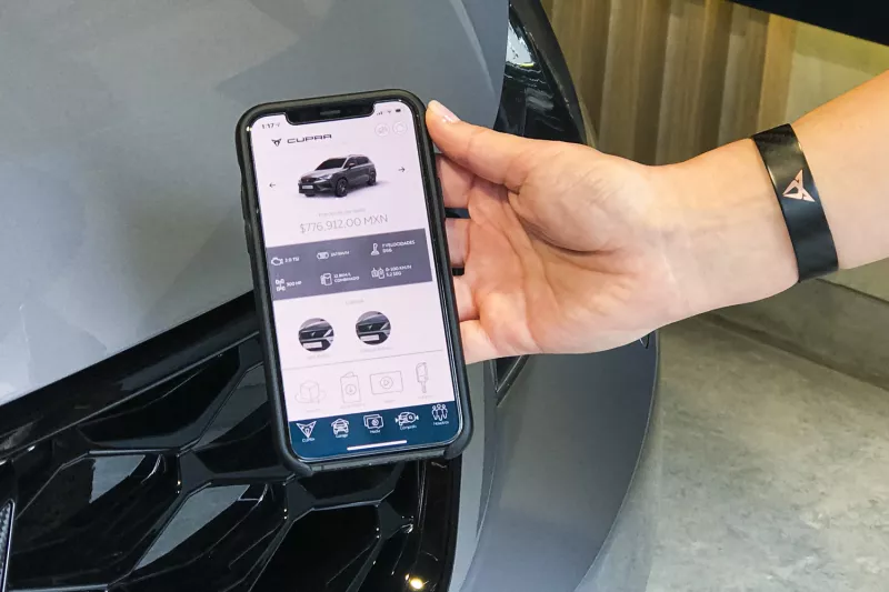 Aplicación Seat compra auto