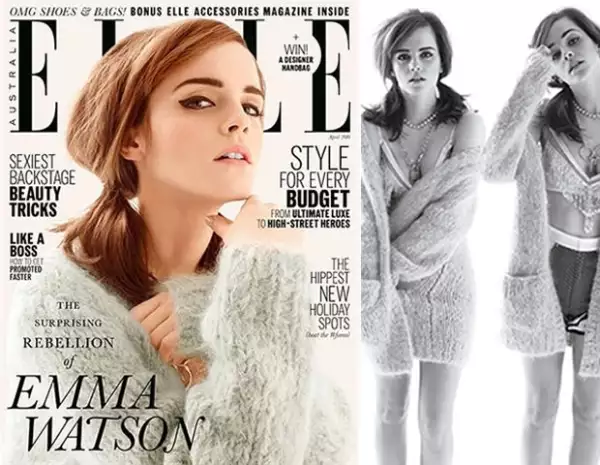 Para la portada de Elle 2014