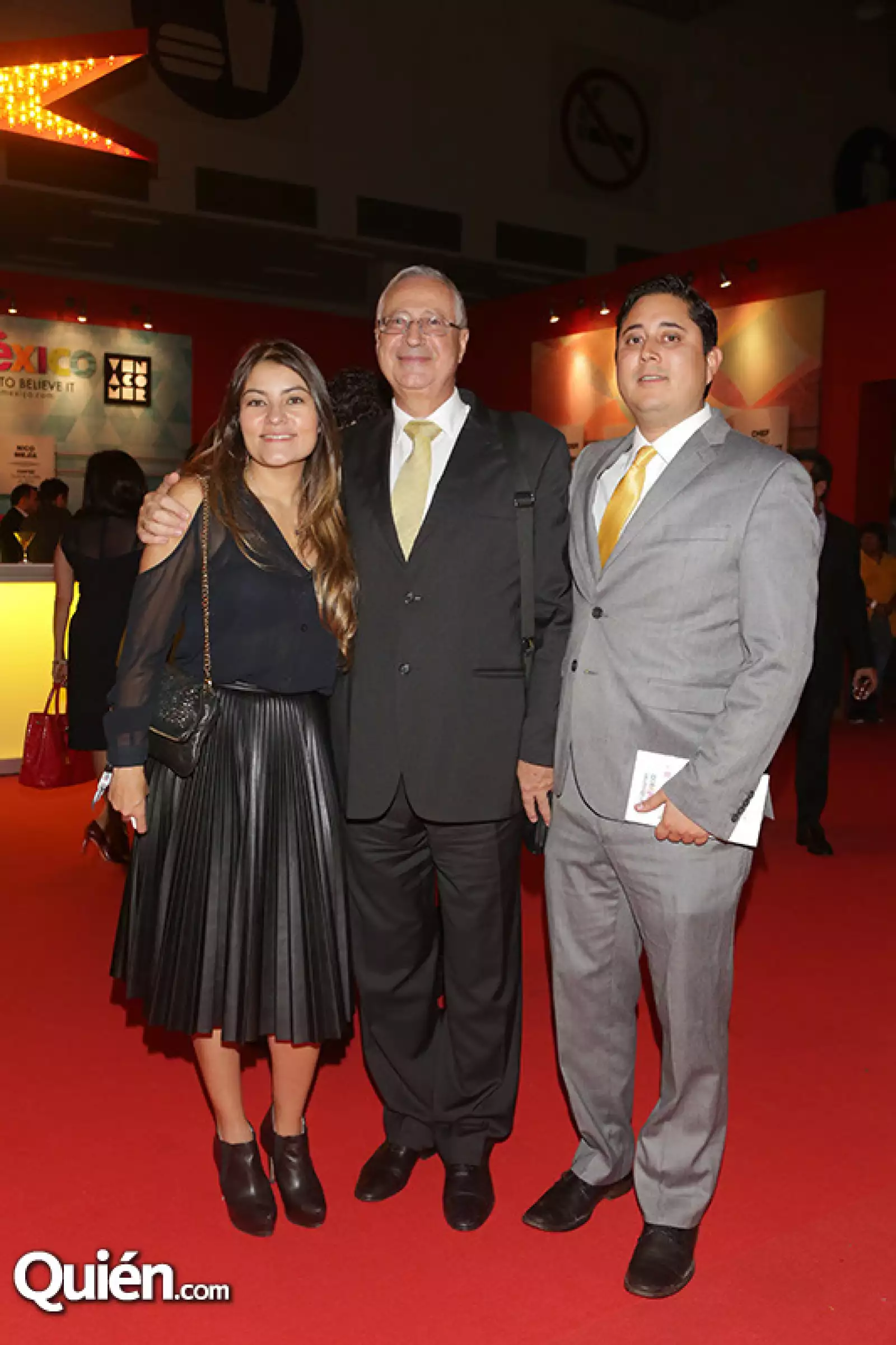 Ana Camarena, David Amoir y Jorge Enriquez