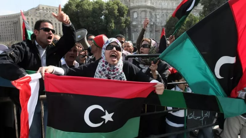 Egipto - protestas vs Gadhafi