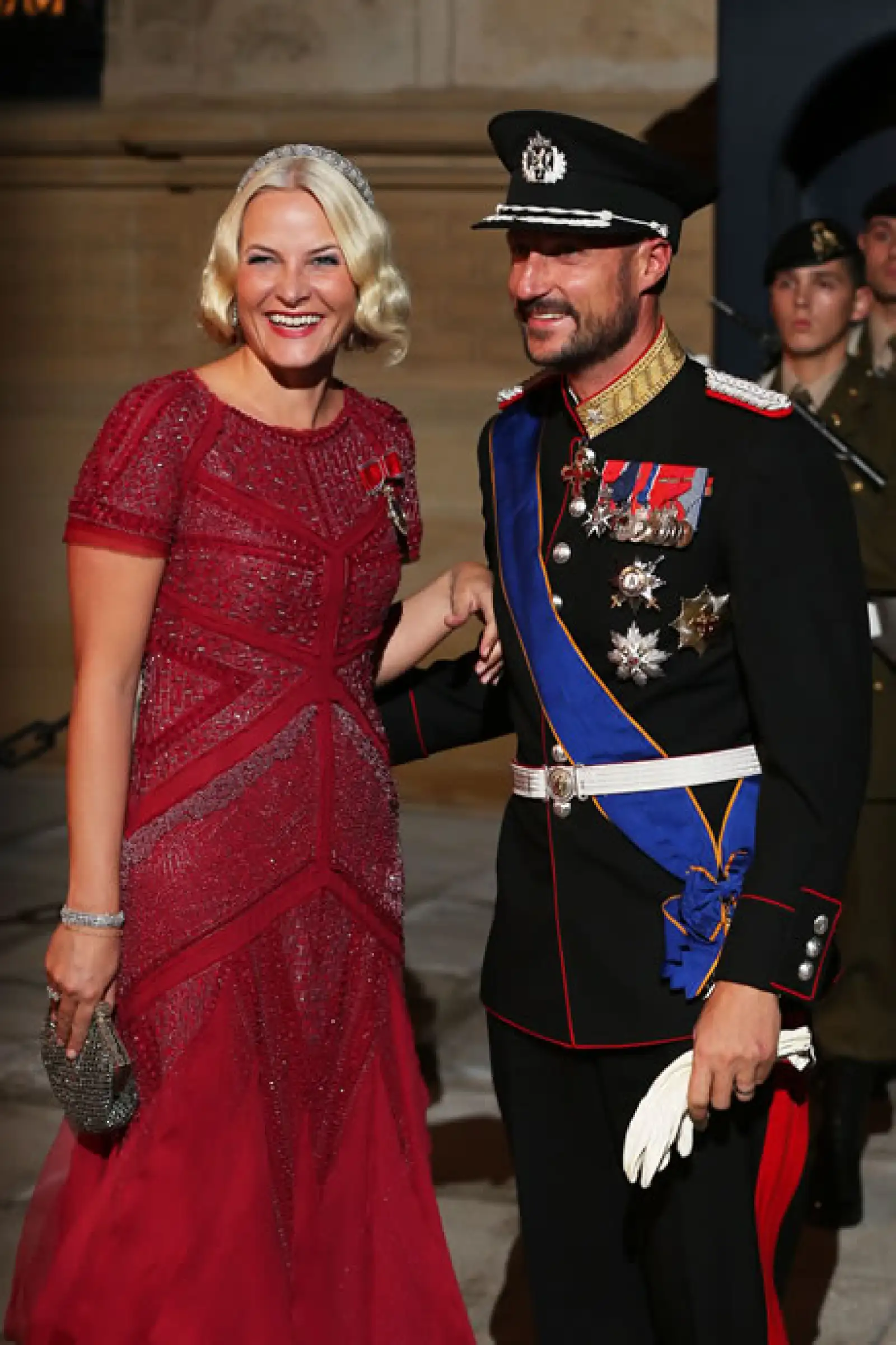 Príncipes Haakon y Mette-Marit de Noruega.