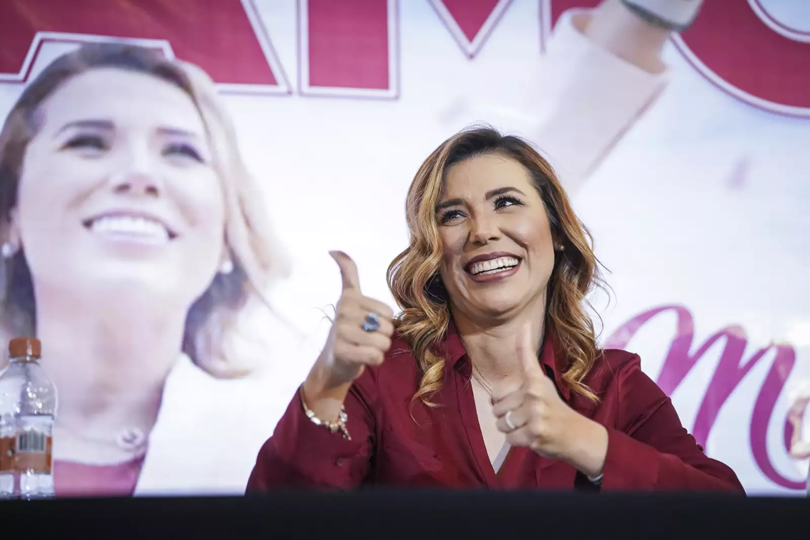 Marina del Pilar Ávila Olmeda se declara virtual ganadora a la gubernatura de Baja California.