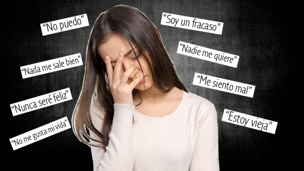 Cambia tus pensamientos negativos.