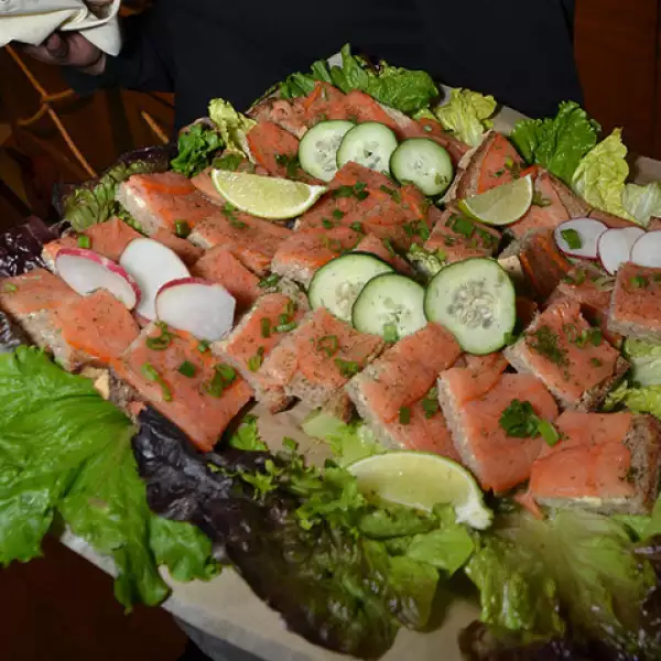 Las propuestas del Chef Coumont: Diversos platillos y bocadillos preparados con el exquisito pan artesanal de Le Pain Quotidien.