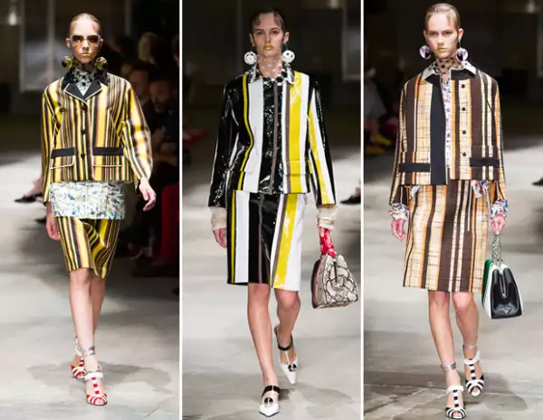 Si algo nos llevamos de esta coleccion, es que debemos buscar estampados a raya para primavera 2016.