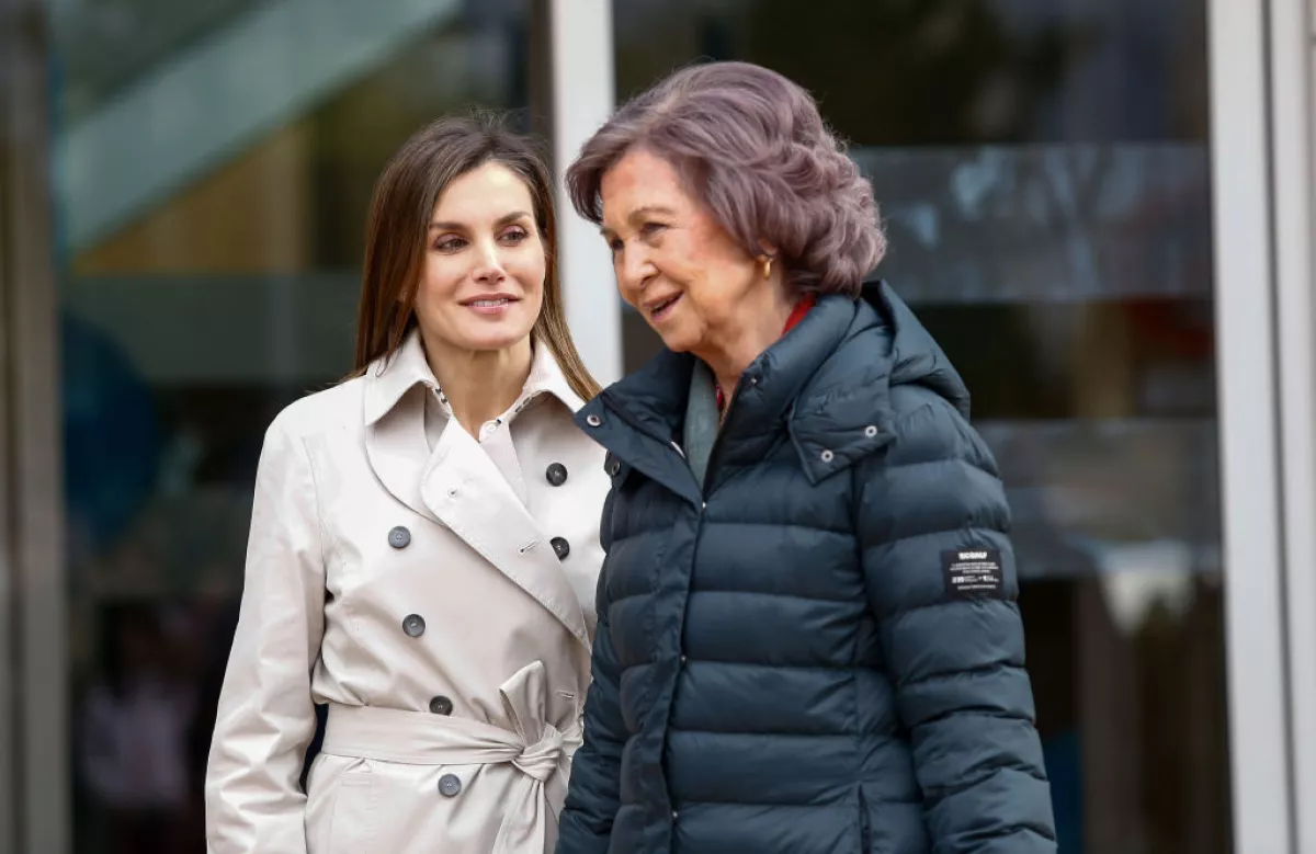 Reina Letizia y Sofía