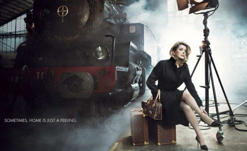 Louis Vuitton la buscó para hacer uno de los anuncios emblemáticos de la firma.