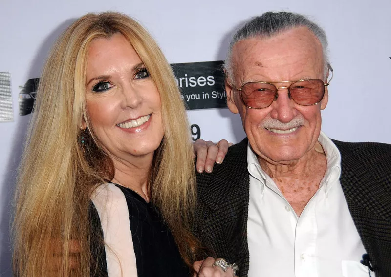 Joan Celia Lee y Stan Lee