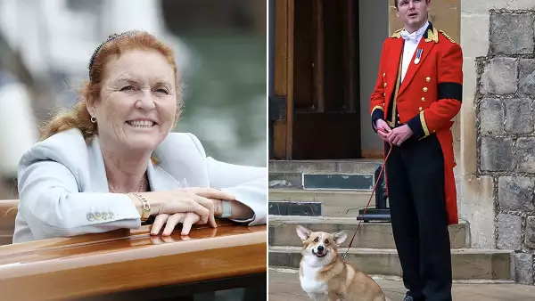 Sarah Ferguson quedó a cargo de los corgis de la reina Isabel II