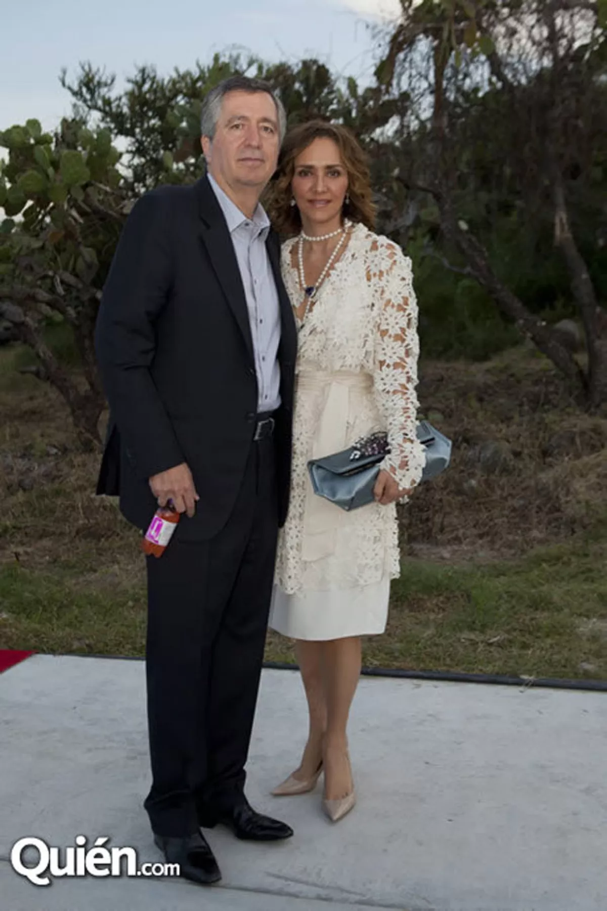 Juntos en el concierto de Plácido Domingo.