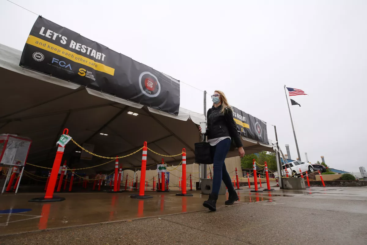 "Big Three" Car Makes Re-Open Auto Plants Amid COVID-19 Pandemic