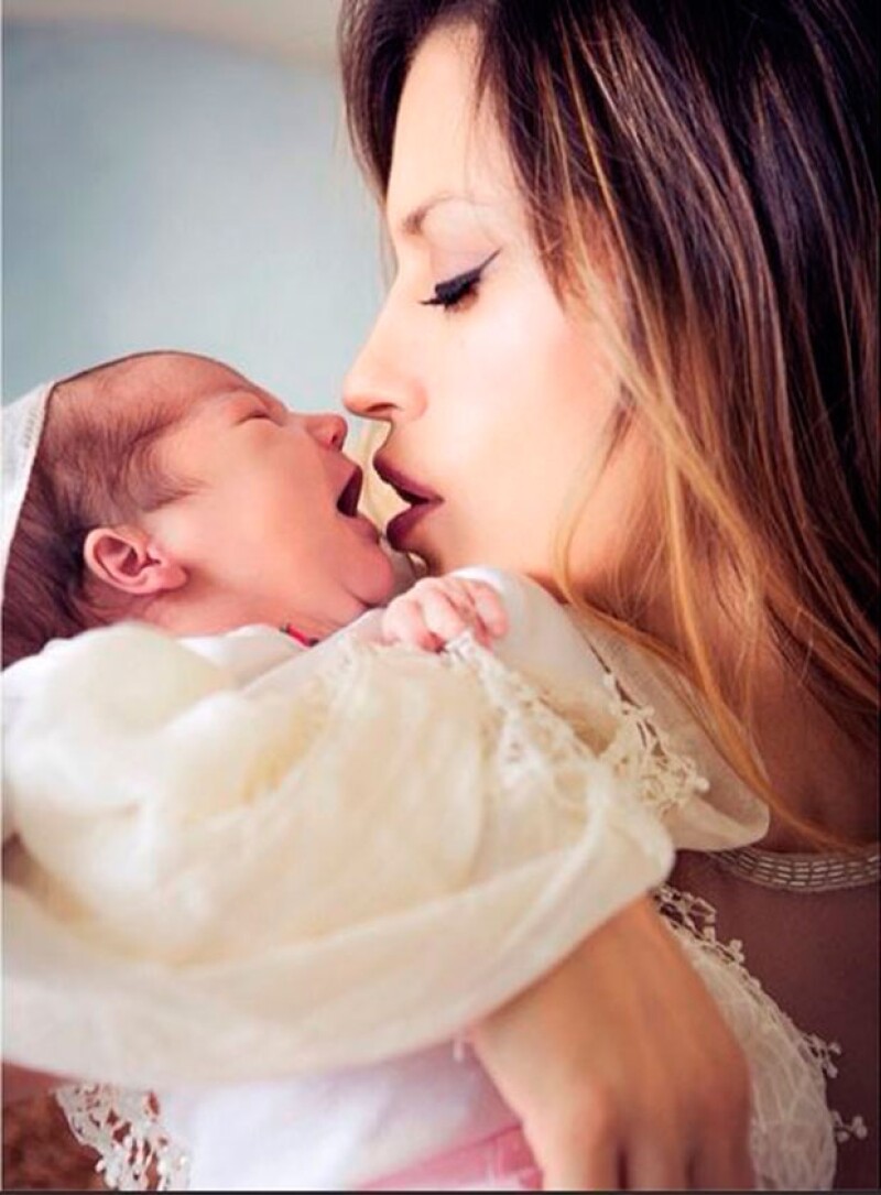 Lola Ponce y su hija.