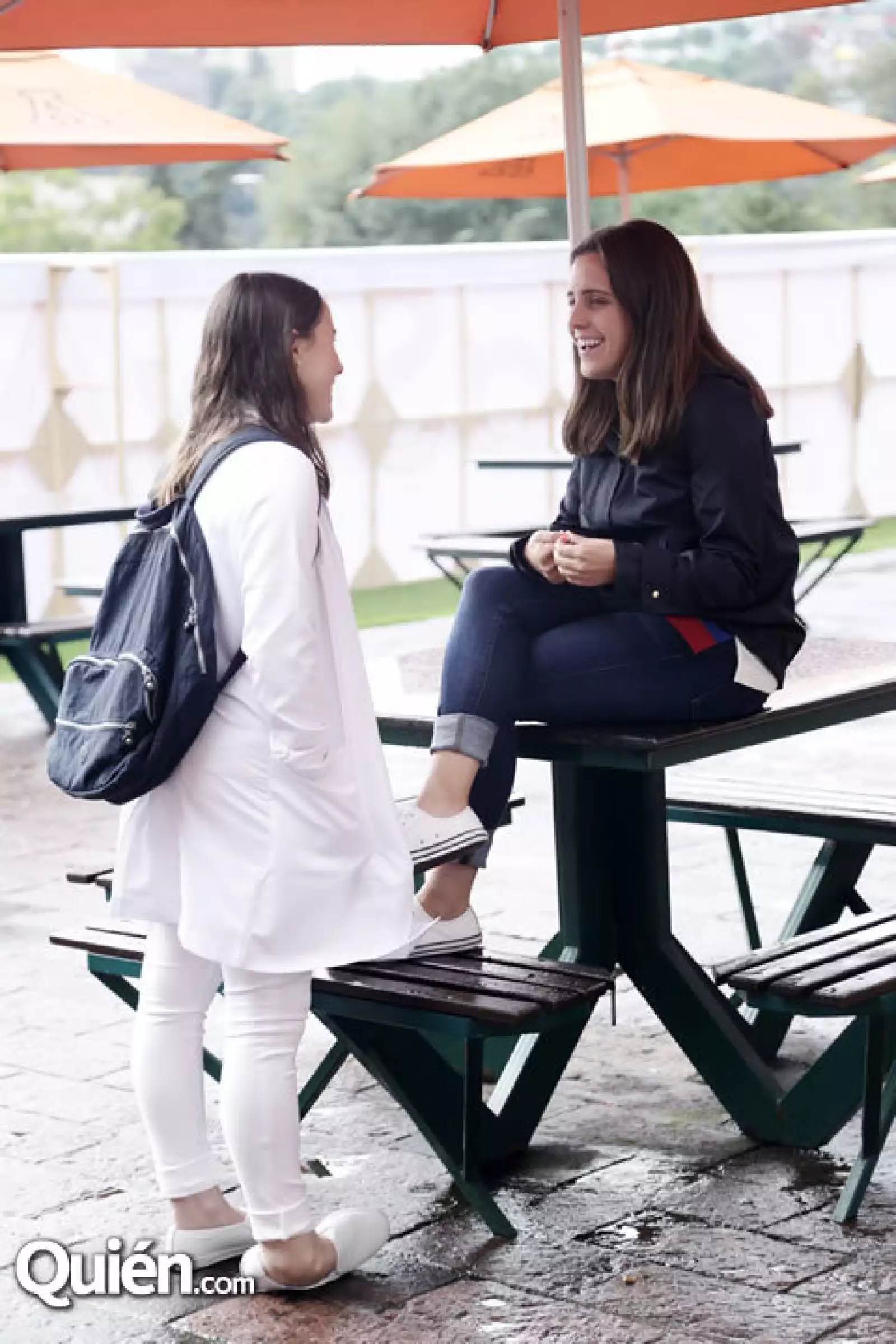 Carolina Ollivier y Mónica Hazouri