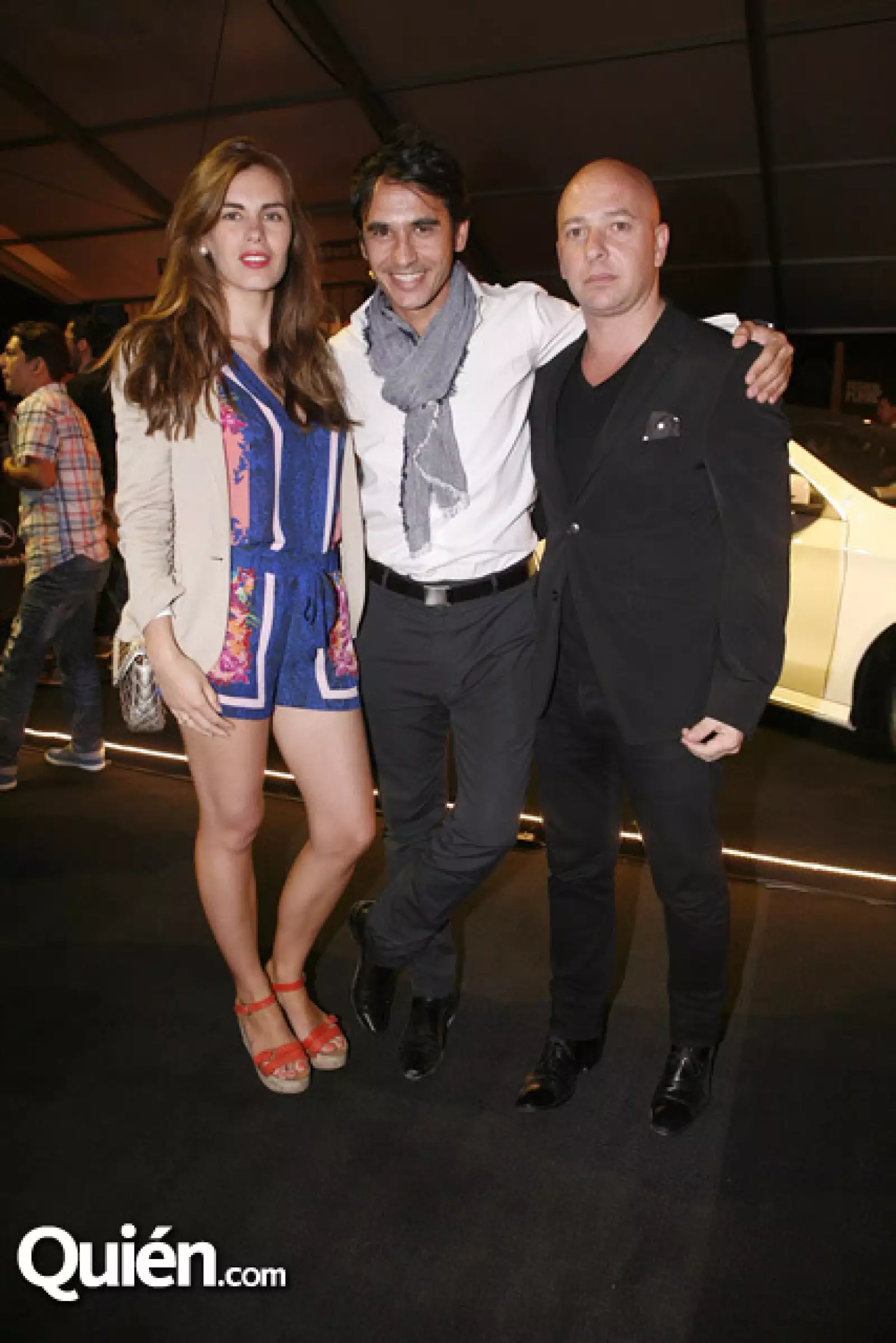 Amparo Barcia, Alejandro Carapella y Diego Jansenson